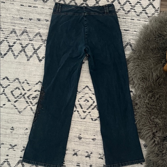 2000s Embroidered Jeans - Picture 5 of 5